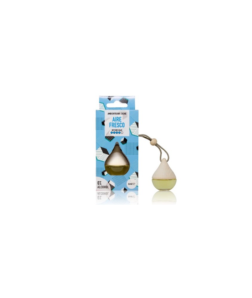 El ambientador coche Drop Aire Fresco perfuma coches, armarios y taquillas con un aroma fresco con una intensidad de 4 puntos s