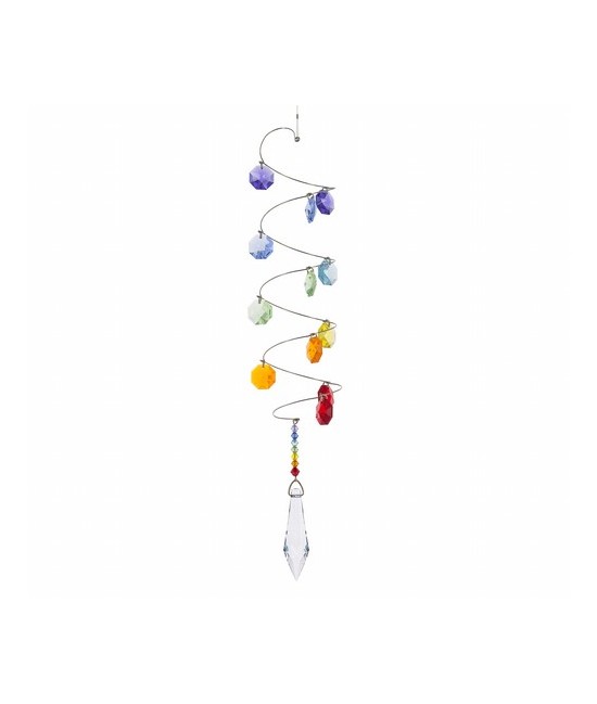 Esa magnífica espiral de cristal permite activar la energía natural qi y equilibrarla para proporcionar armonía, felicidad y pr
