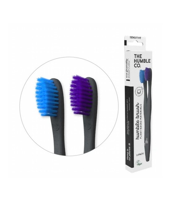 paquete de 2 cepillos de dientes a base de plantas - sensitive purple / blue
la segunda mejor cosa
estamos locos por el bambú