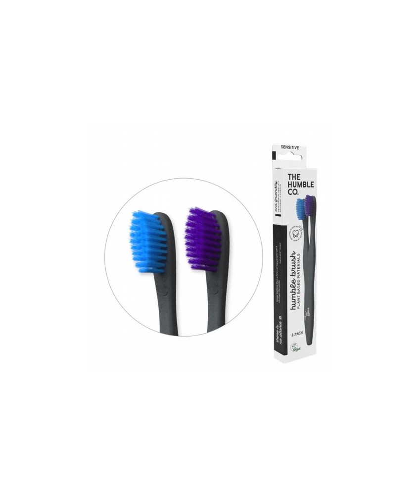 paquete de 2 cepillos de dientes a base de plantas - sensitive purple / blue
la segunda mejor cosa
estamos locos por el bambú