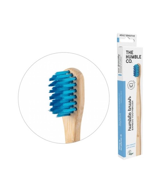 pincel humble - azul adulto - sensible
¿Dientes o encías sensibles? - te tenemos cubierto. 

Nuestro cepillo de dientes sens