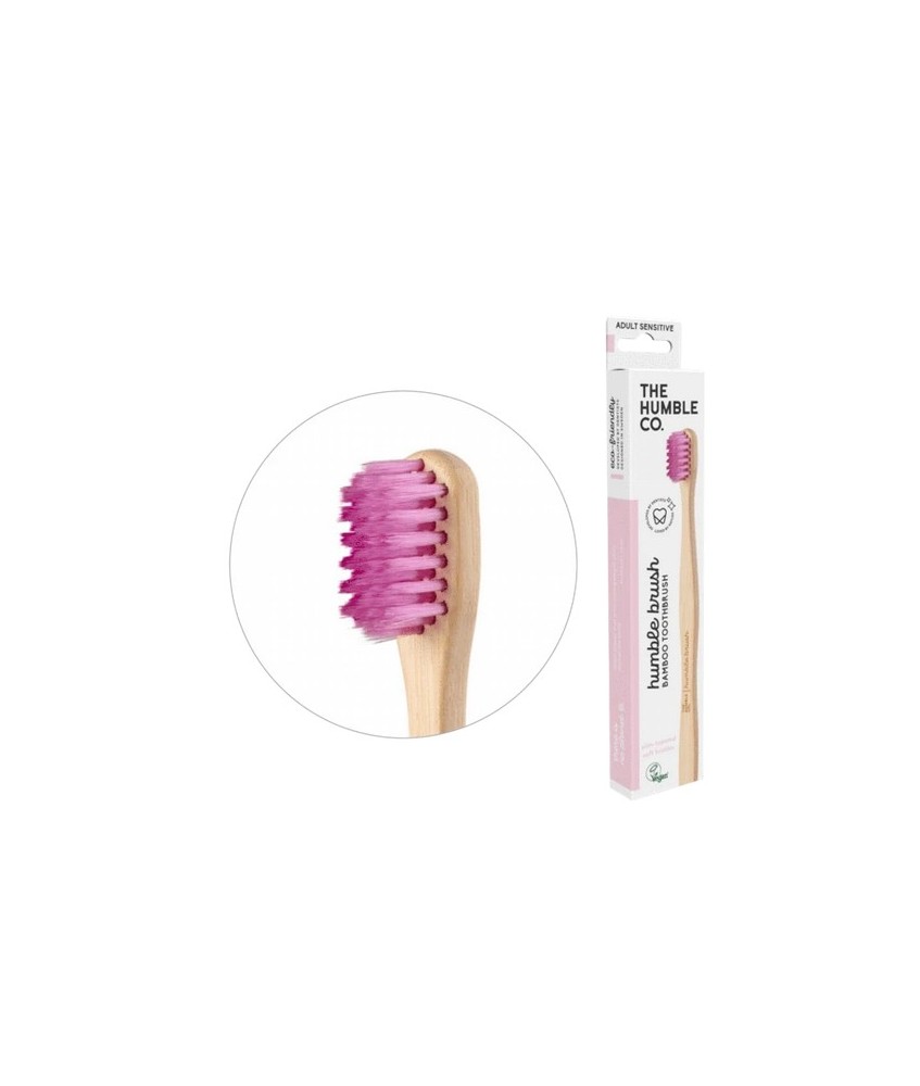 humble brush - adult purple - sensitive
¿Dientes o encías sensibles? - te tenemos cubierto. 

Nuestro cepillo de dientes sen