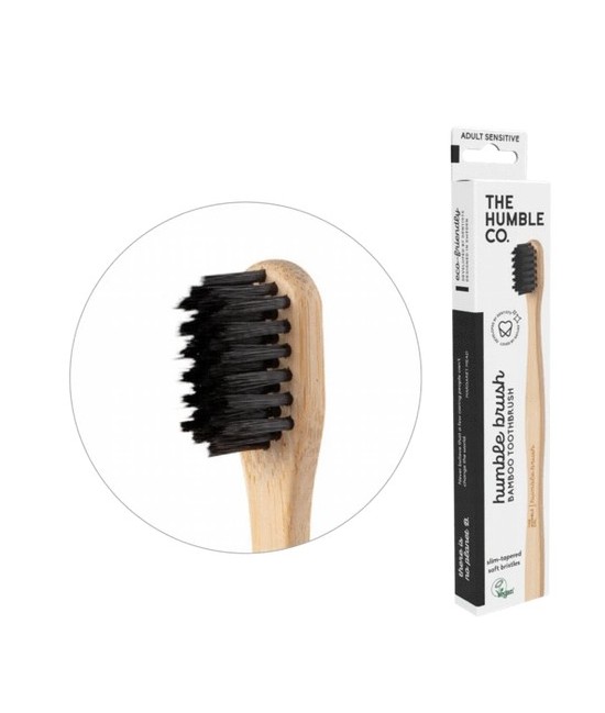 pincel humble - adult black - sensible
¿Dientes o encías sensibles? - te tenemos cubierto. 

Nuestro cepillo de dientes sens