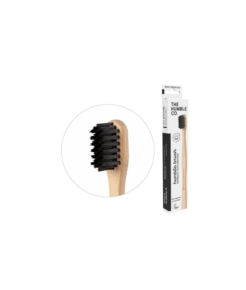 pincel humble - adult black - sensible
¿Dientes o encías sensibles? - te tenemos cubierto. 

Nuestro cepillo de dientes sens