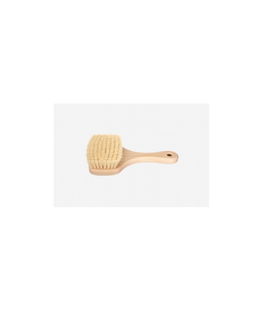
Cepillo de masaje, mango corto, haya, sisal
Idoneidad: para masaje seco, masaje intensivo. Longitud: 22 cm.