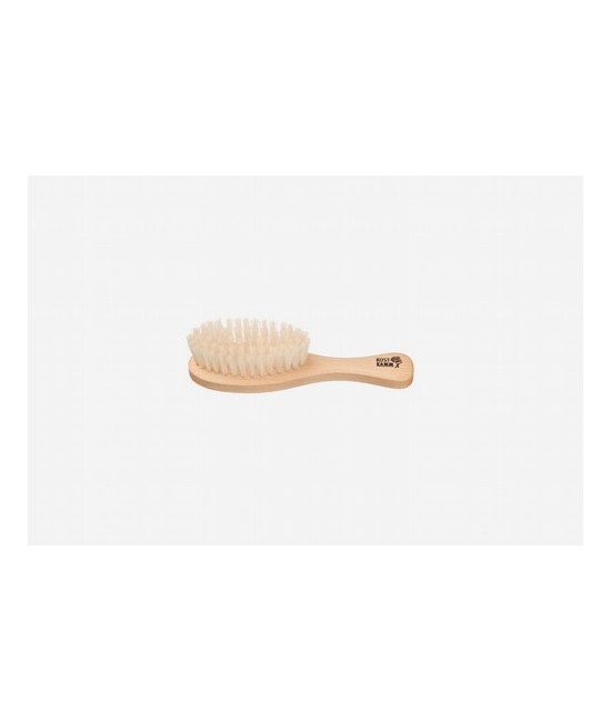 
Mini cepillo para niños, haya encerada, mango corto, cerdas suaves y claras de cerdos domésticos
Idoneidad: cabello fino par