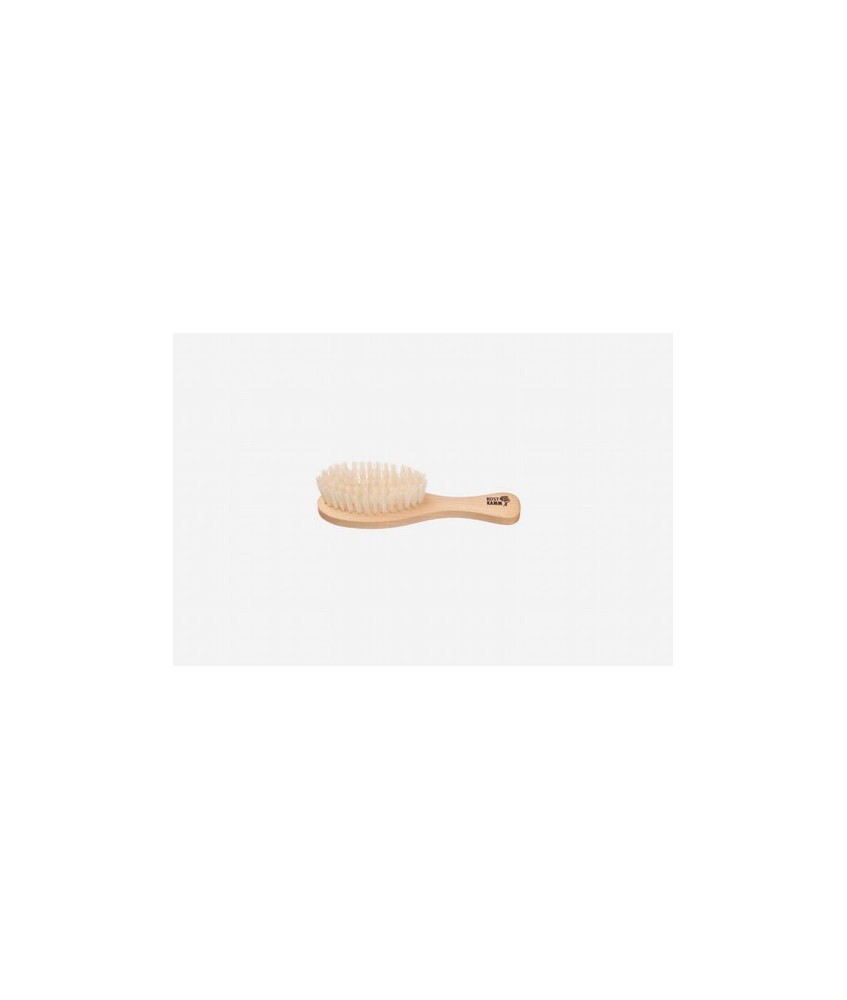 
Mini cepillo para niños, haya encerada, mango corto, cerdas suaves y claras de cerdos domésticos
Idoneidad: cabello fino par