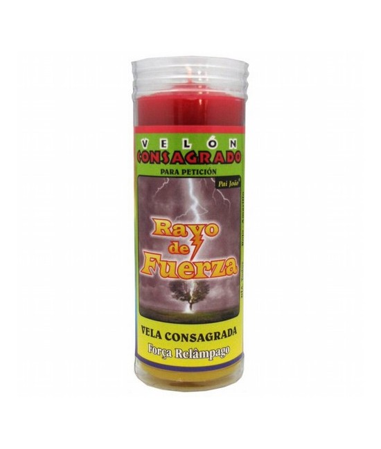 VELON CONSAGRADO Rayo de Fuerza 15 x 5.5 cm (Incluye Ritual)