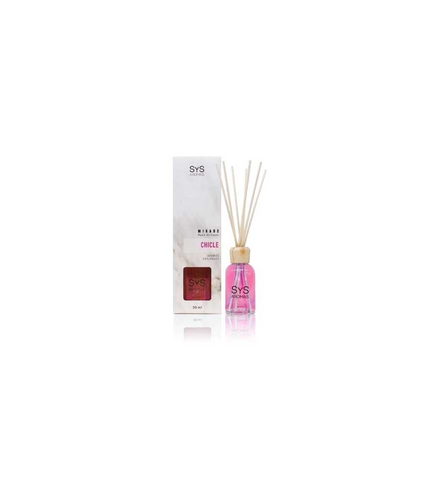 El Estuche Ambientador Mikado SyS Chicle destaca por su suave y delicada fragancia floral, elaborada entorno a la flor de naran