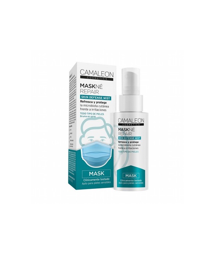 SKIN DEFENSE MIST
Bruma en spray con agua termal y agua de camomila calmante y suavizante, bisabol que proporciona frescor y a