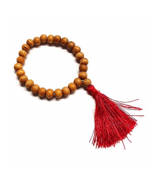 Pulsera Mala de Sándalo Bambú y borla Mala.

Bolas de Ø 8mm
