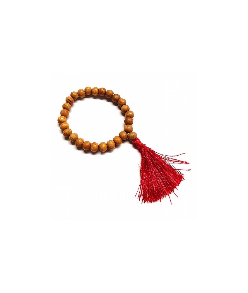Pulsera Mala de Sándalo Bambú y borla Mala.

Bolas de Ø 8mm