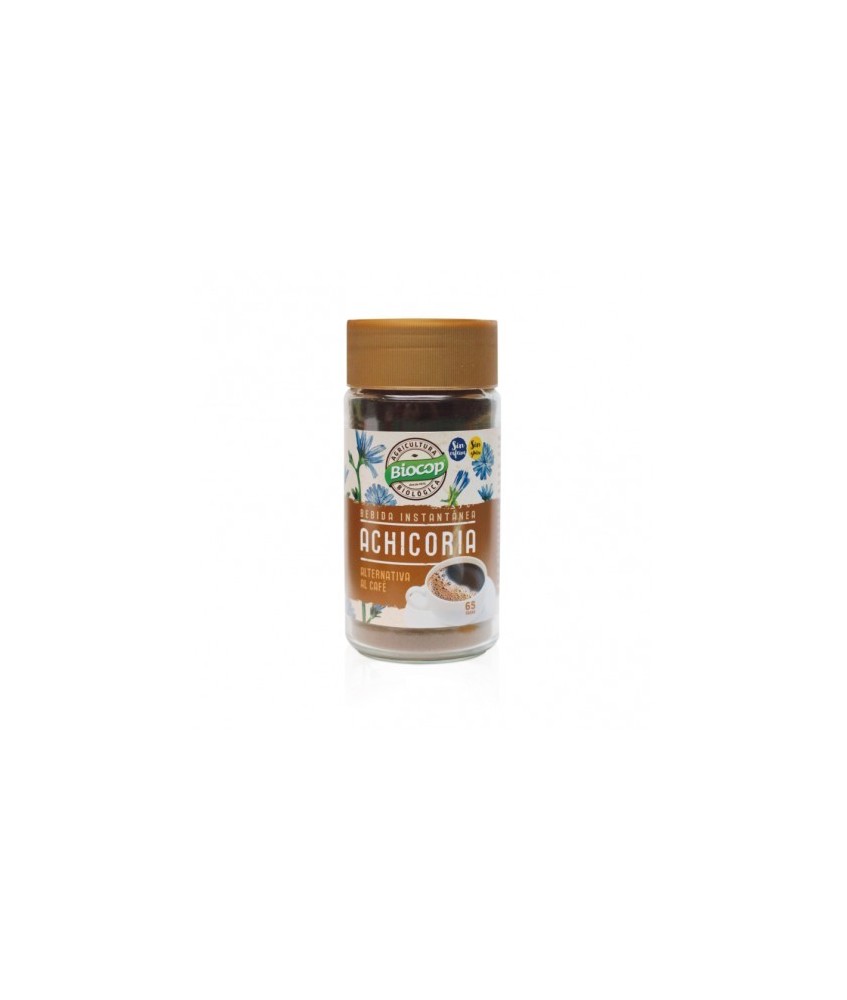 Ingredientes: Achicoria tostada*. *De agricultura biológica.
Uso: Mezclar una cucharada de postre de soluble de achicoria con 