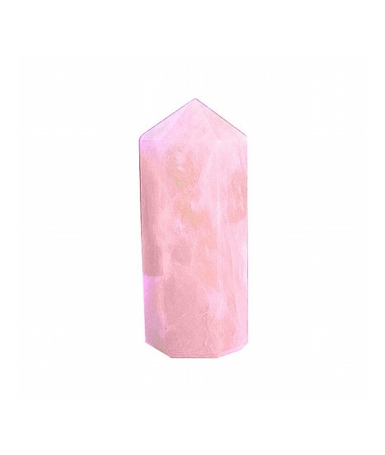 Punta pulida de Cuarzo Rosa.

Tamaño: 5,5x2cm