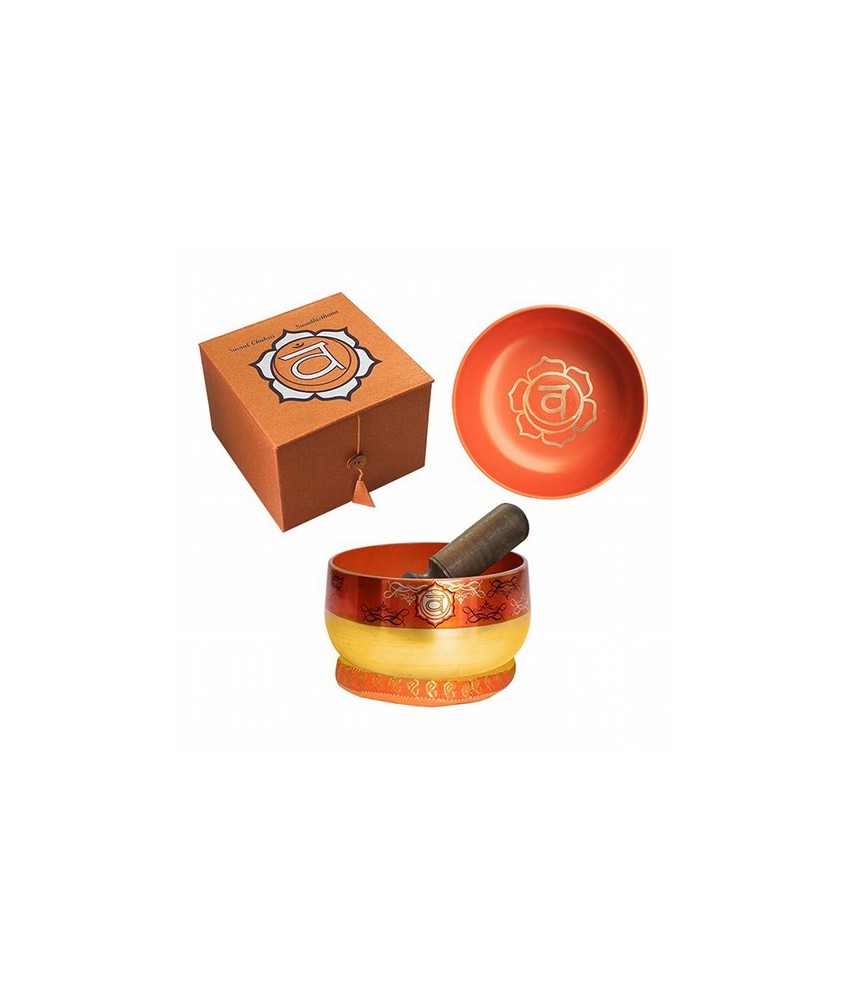 Cuenco de bronce perteneciente al Segundo Chakra.
Incluye Cuenco de Bronce, almohadilla, mazo y caja.

Medida cuenco: 12,5 c