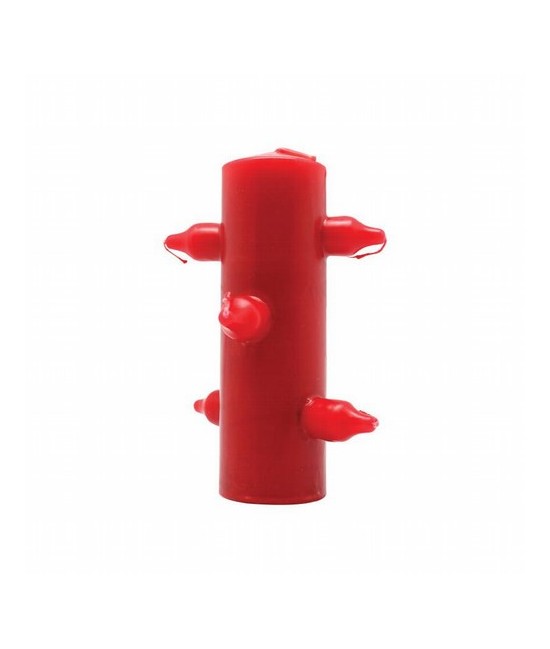 VELA FORMA 7 Mechas Tumba Trabajo Rojo (Velon)
Ref.: VF7MER