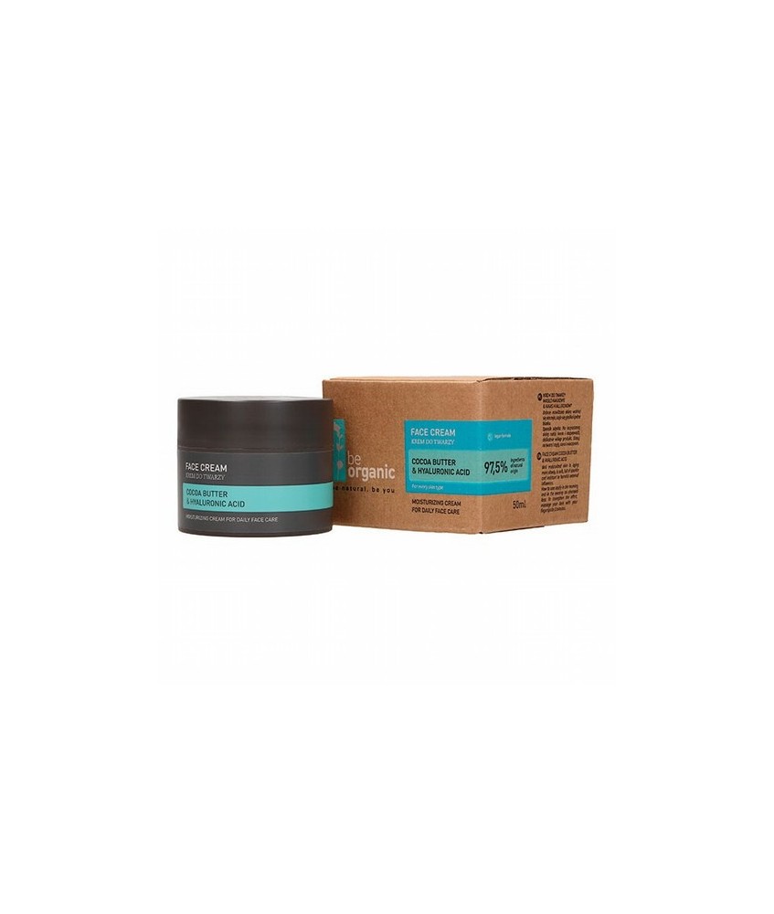 Crema facial, Manteca de Cacao & Ácido Hialurónico

Crema hidratante para el cuidado diario
97% de ingredientes de origen na