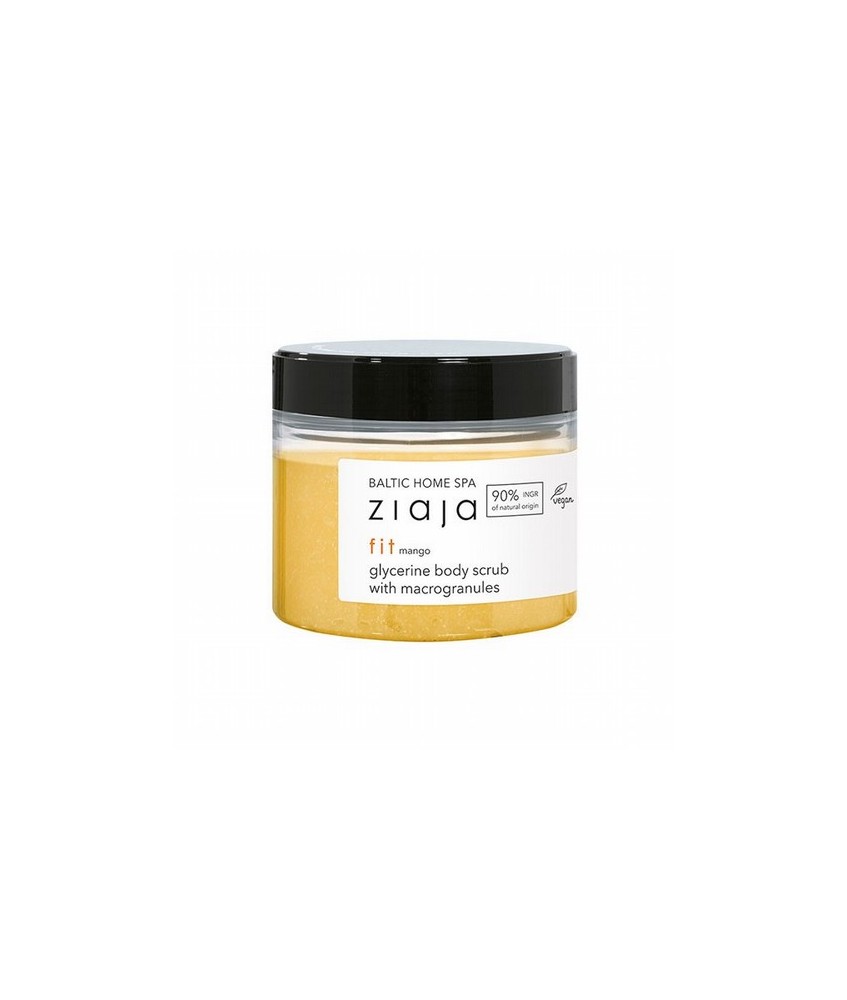 Exfoliante corporal para un agradable spa en casa con aroma a mango.

Exfolia, alisa y suaviza la piel. Lubrica suavemente y 