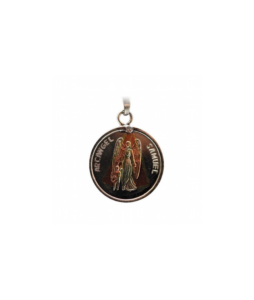 Amuleto Arcangel Chamuel con Tetragramaton 2.5 cm