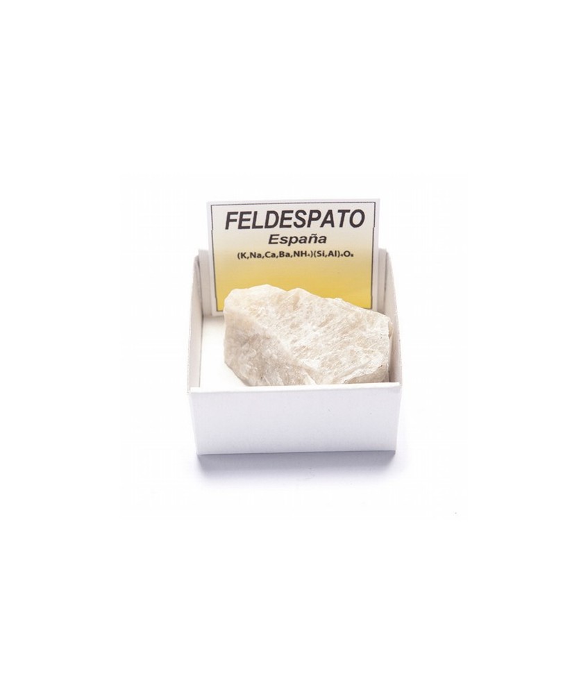 Feldespato en cajita cartón de 4x4.
Compra mínima 6 unidades.