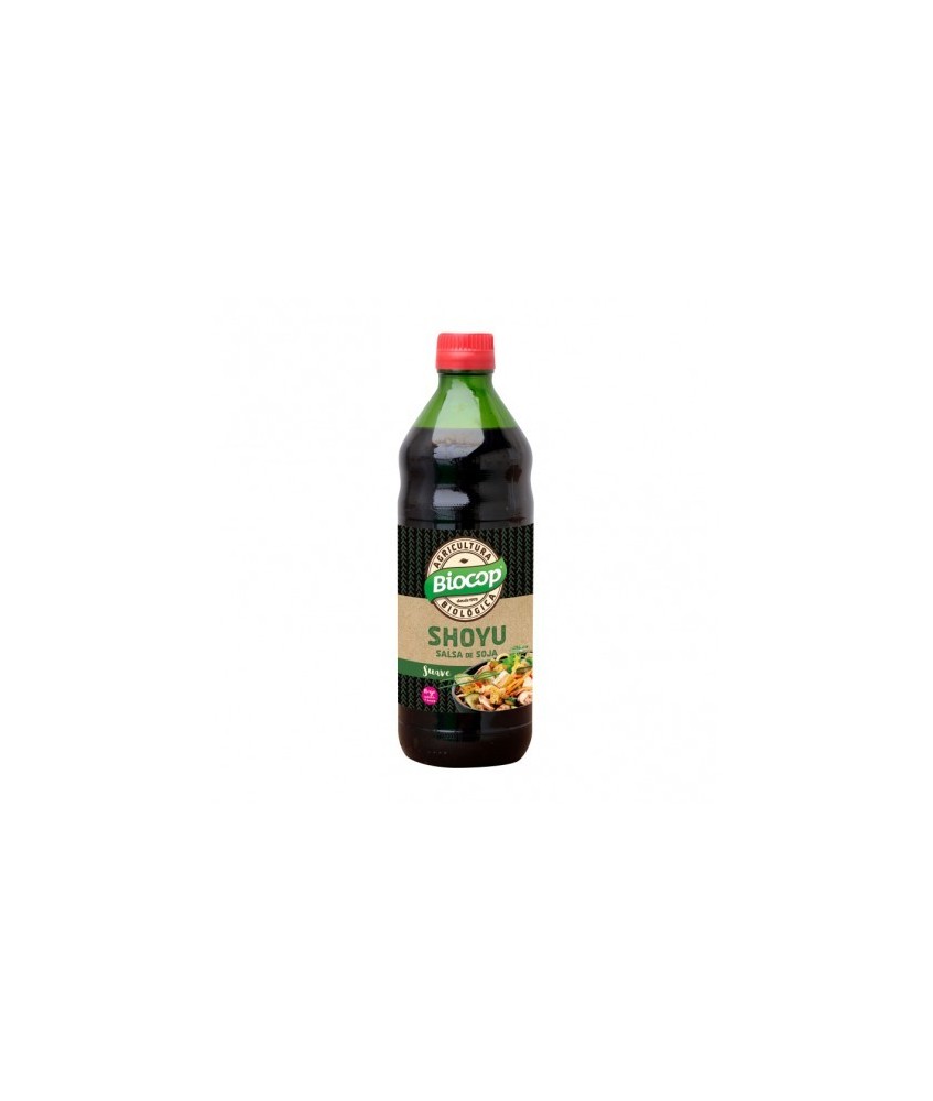 Salsa de soja con trigo de sabor suave y mediterráneo, ideal en la cocina. Ayuda a potenciar los sabores Método tradicional jap