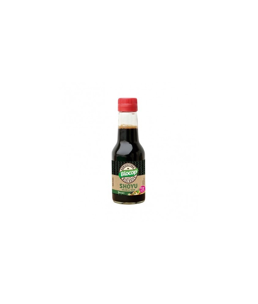 Salsa de soja con trigo de sabor suave y mediterráneo, ideal en la cocina. Ayuda a potenciar los sabores Método tradicional jap
