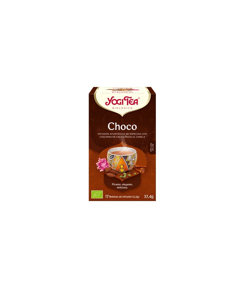 Cáscara de cacao*, canela*, regaliz*, algarroba*, cebada malteada*, cacao magro en polvo*, cardamomo*, jengibre*, clavo*, aceit