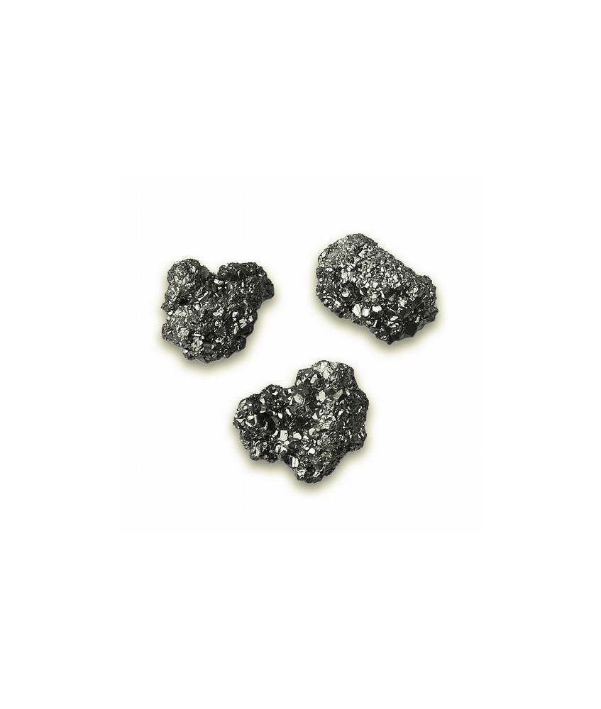 Trozos de pirita cristalizada, calidad alta,  procedente de Perú.Alto Brillo de los ejemplares.

Tamaño: 2-4 cm. aprox.