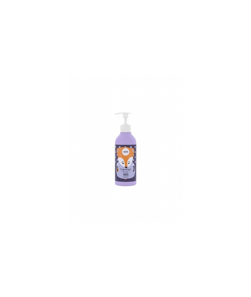 Gel de ducha natural para niños a partir de 3 años. Contiene un elemento limpiador suave, ingredientes botánicos beneficiosos y