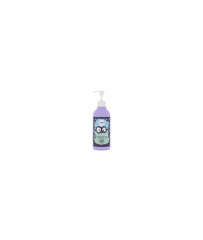 Gel de ducha natural para niños a partir de 3 años. Contiene un elemento limpiador suave, ingredientes botánicos beneficiosos y