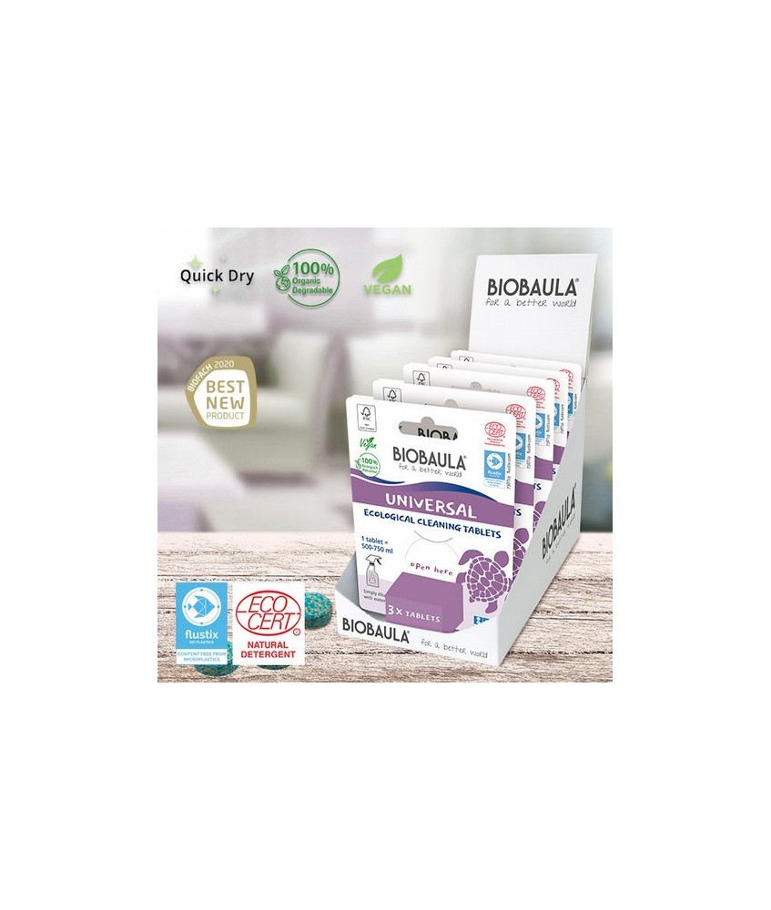 Contiendo de un paquete de 3 pastillas: 22g
Envase sin contenido 8 g
Tamaño del embalaje 13 cm x 10 cm
Contiene 3 pastillas 