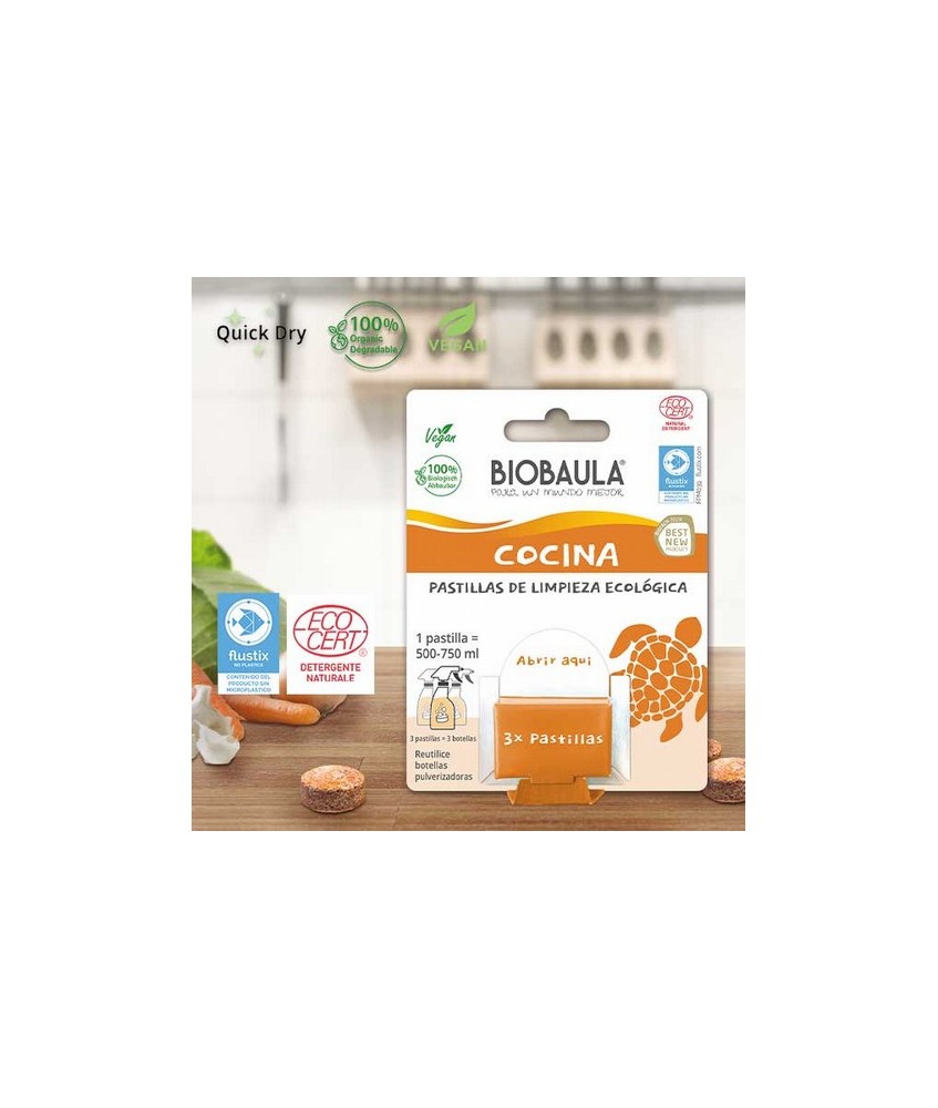 Contenido de un paquete de 3 pastillas: 22g
Envase sin contenido 8 g
Tamaño del embalaje 13 cm x 10 cm
Contiene 3 pastillas 