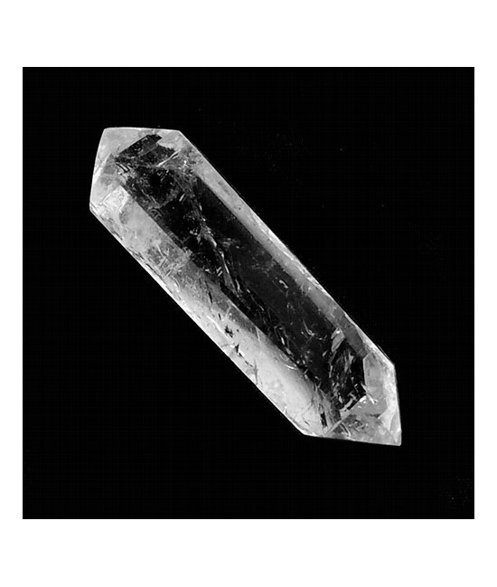 Punta Biterminada de Cristal de Roca procedente de Madagascar.
Peso: Hasta 50 grs. /pieza. 