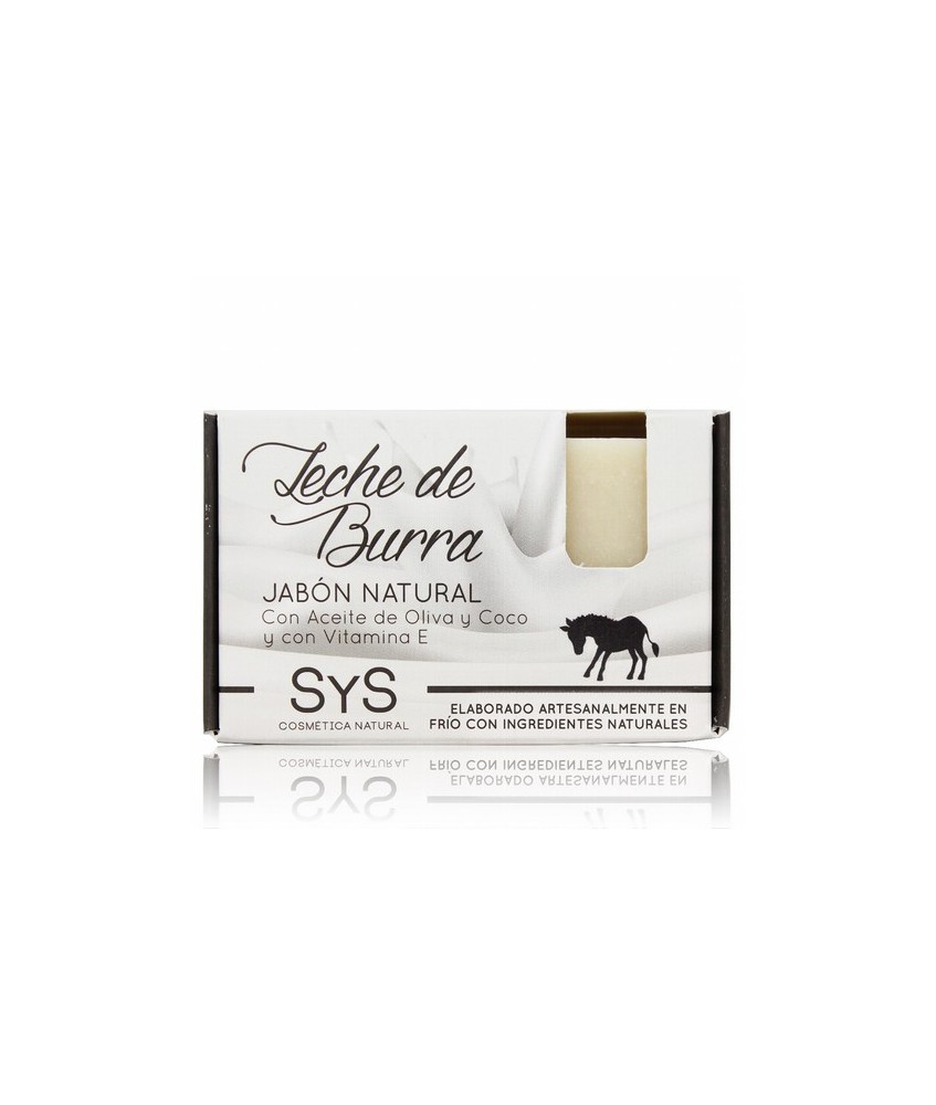 El Jabón natural SyS PREMIUM 100g LECHE DE BURRA  está elaborado artesanalmente en frío y con ingredientes naturales.

Contie