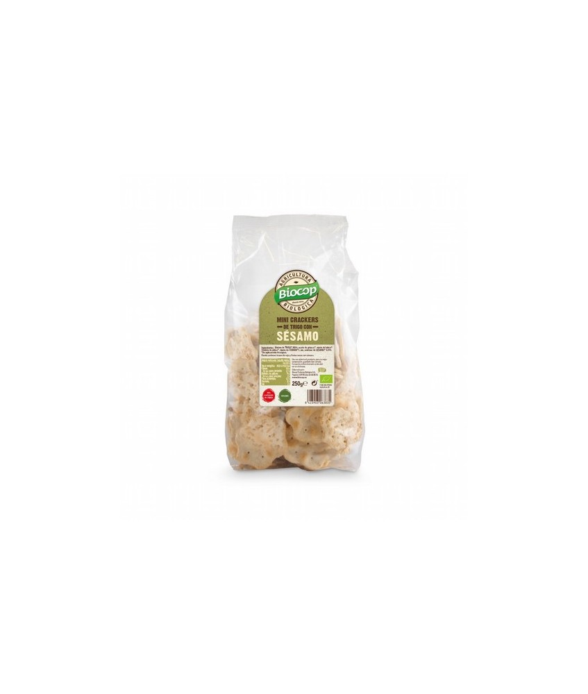 BIOCOP

Mini crackers de TRIGO con SÉSAMO. Finos y crujientes. Sin ningún tipo de levadura. Una alternativa creada para aport