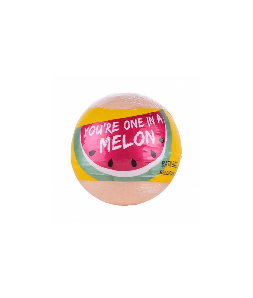 ¡Una fiesta única! con esta bomba de baño efervescente, You're One in a Melon.

Modo de empleo: dejar caer la bomba suavement