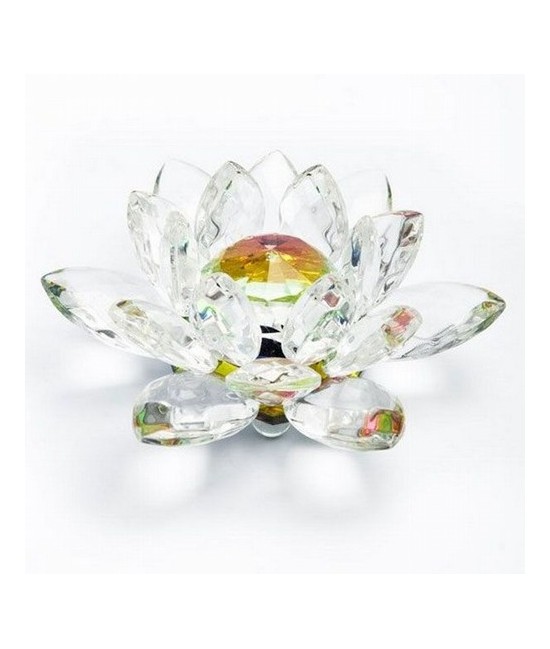 Flor de loto cristal irisado.

Bola interior de la flor Ø40mm de diámetro.