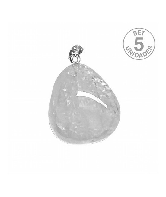 Colgante Cristal de Roca rodado engarce plata.

PRECIO UNIDAD, SE VENDE INDIVIDUALMENTE