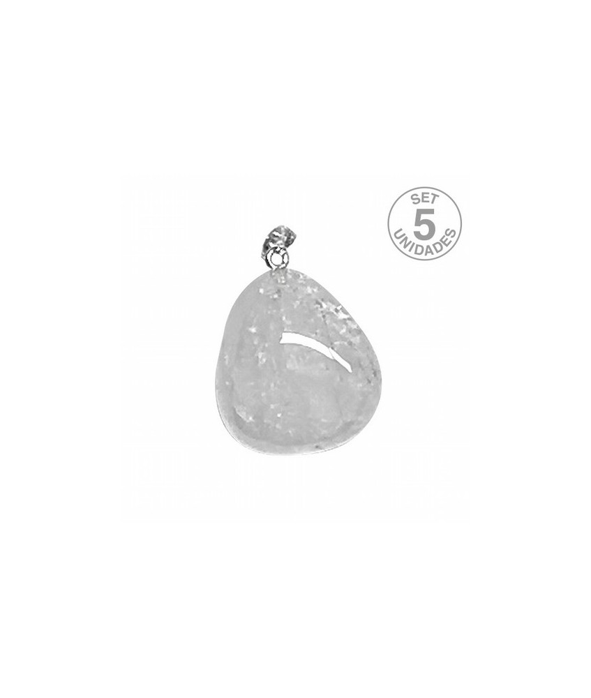 Colgante Cristal de Roca rodado engarce plata.

PRECIO UNIDAD, SE VENDE INDIVIDUALMENTE