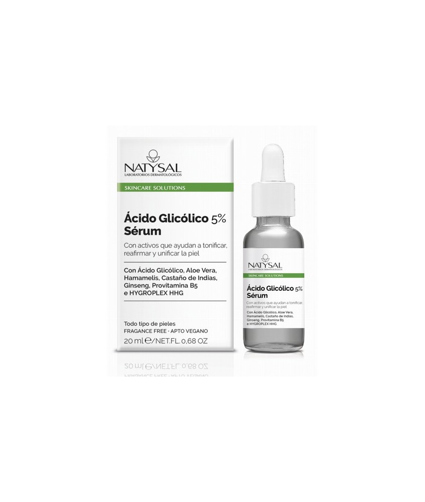 El ácido glicólico es un alfahidroxiácido de origen natural de gran poder hidratante, exfoliante y regenerador" que actúa en t