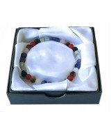 KU.PULSERA CHAKRA DETALLE PLATA BOLA 6 MM.