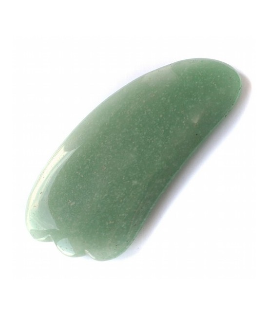 Masajeador Gua Sha de Aventurina Verde.

Medidas: 105 x 50 mm