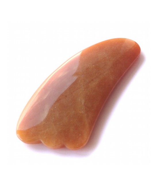 Masajeador Gua Sha de Aventurina Roja.

Medidas: 105 x 50 mm