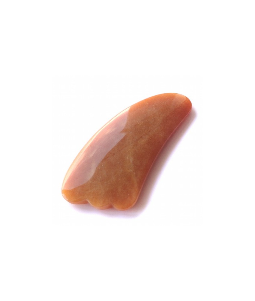 Masajeador Gua Sha de Aventurina Roja.

Medidas: 105 x 50 mm