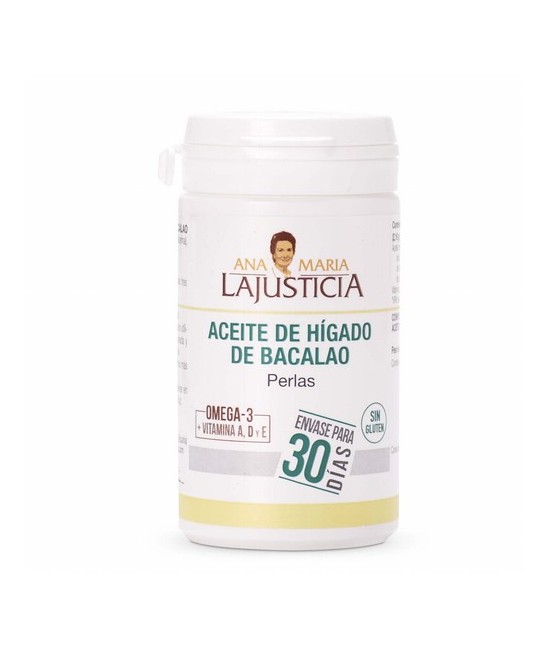 ACEITE DE HÍGADO DE BACALAO
90 perlas
|

30 días
Complemento alimenticio rico en vitamina A y D, asi´ como en a´cidos gras