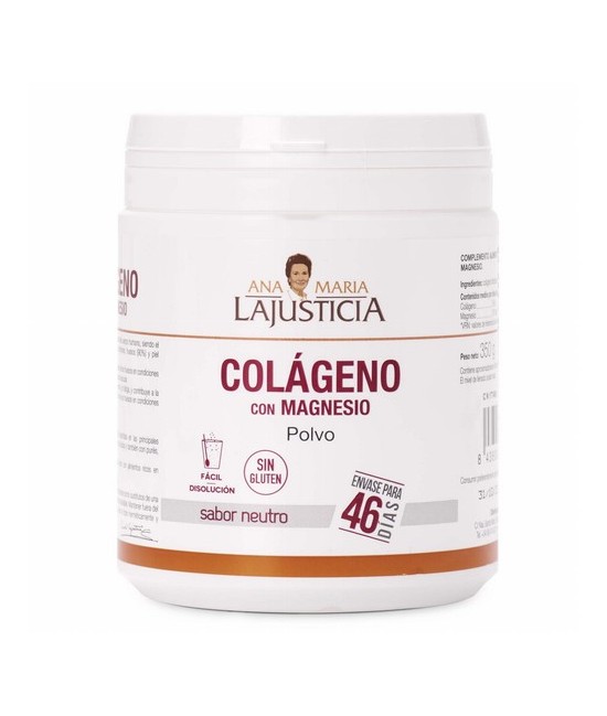 COLÁGENO CON MAGNESIO
350g
|

46 días
El cola´geno es la protei´na ma´s abundante en el cuerpo humano, siendo el constituy