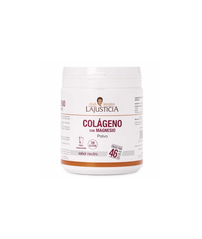 COLÁGENO CON MAGNESIO
350g
|

46 días
El cola´geno es la protei´na ma´s abundante en el cuerpo humano, siendo el constituy