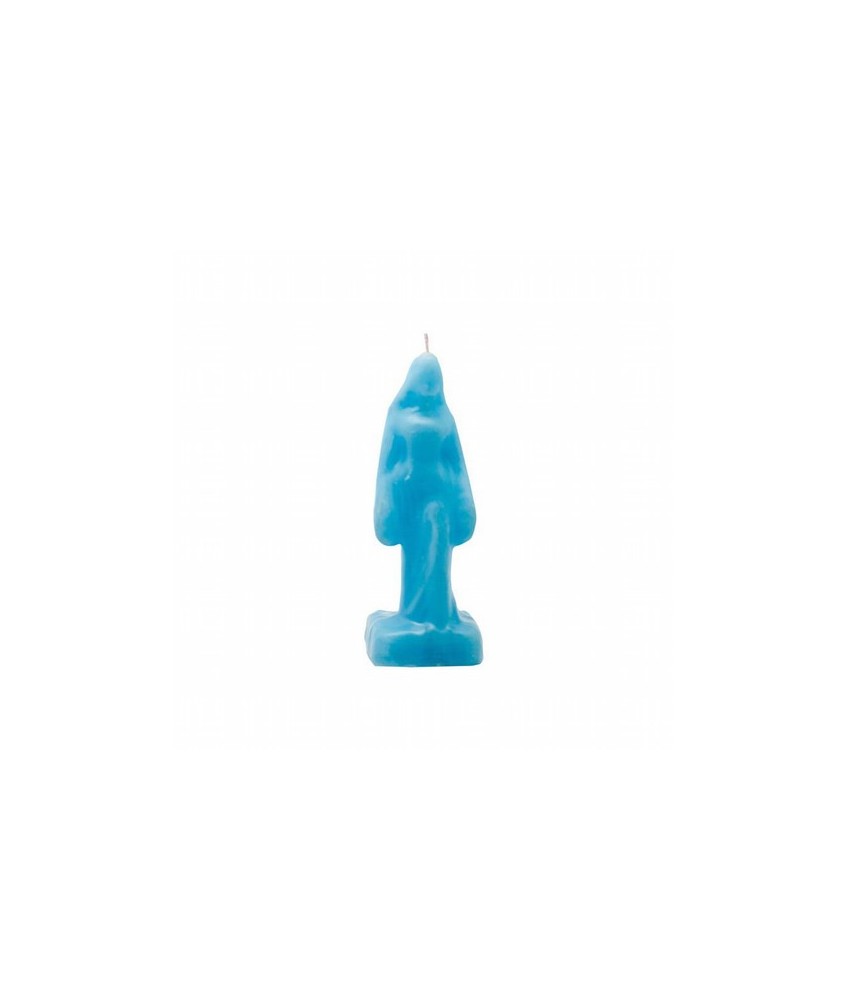 Vela Forma Yemanja - Virgen de Regla 14 cm (Celeste)
Ref.: VFYEM