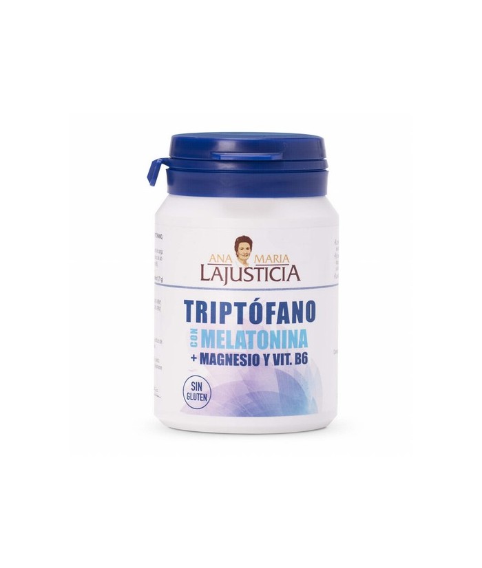 TRIPTÓFANO CON MELATONINA + MAGNESIO Y VITAMINA B6
60 comprimidos
|

30 días
El Tripto´fano con Melatonina + Magnesio y Vi
