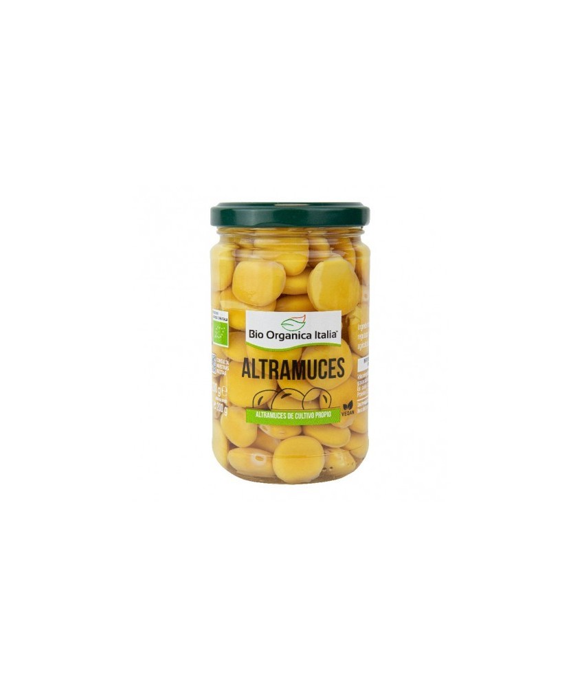 Ingredientes: ALTRAMUCES*, agua, sal, regulador de acidez: ácido cítrico.
Alérgenos: Altramuces y prod. a base de altramuces
